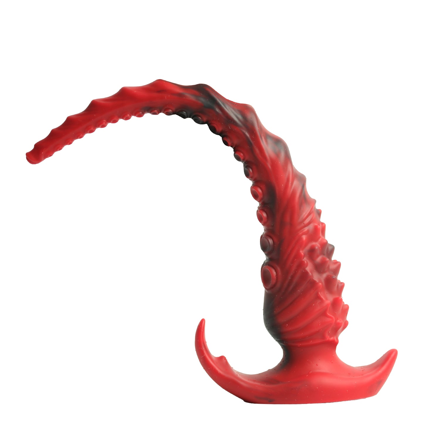 Black and red octopus cone