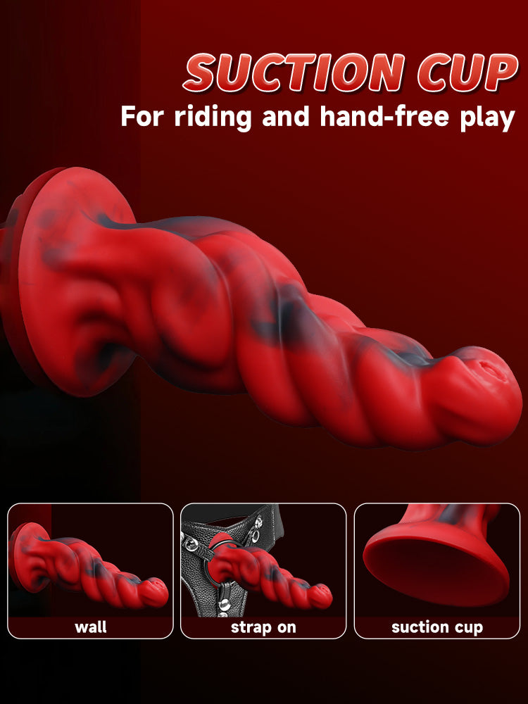 Red and black twist