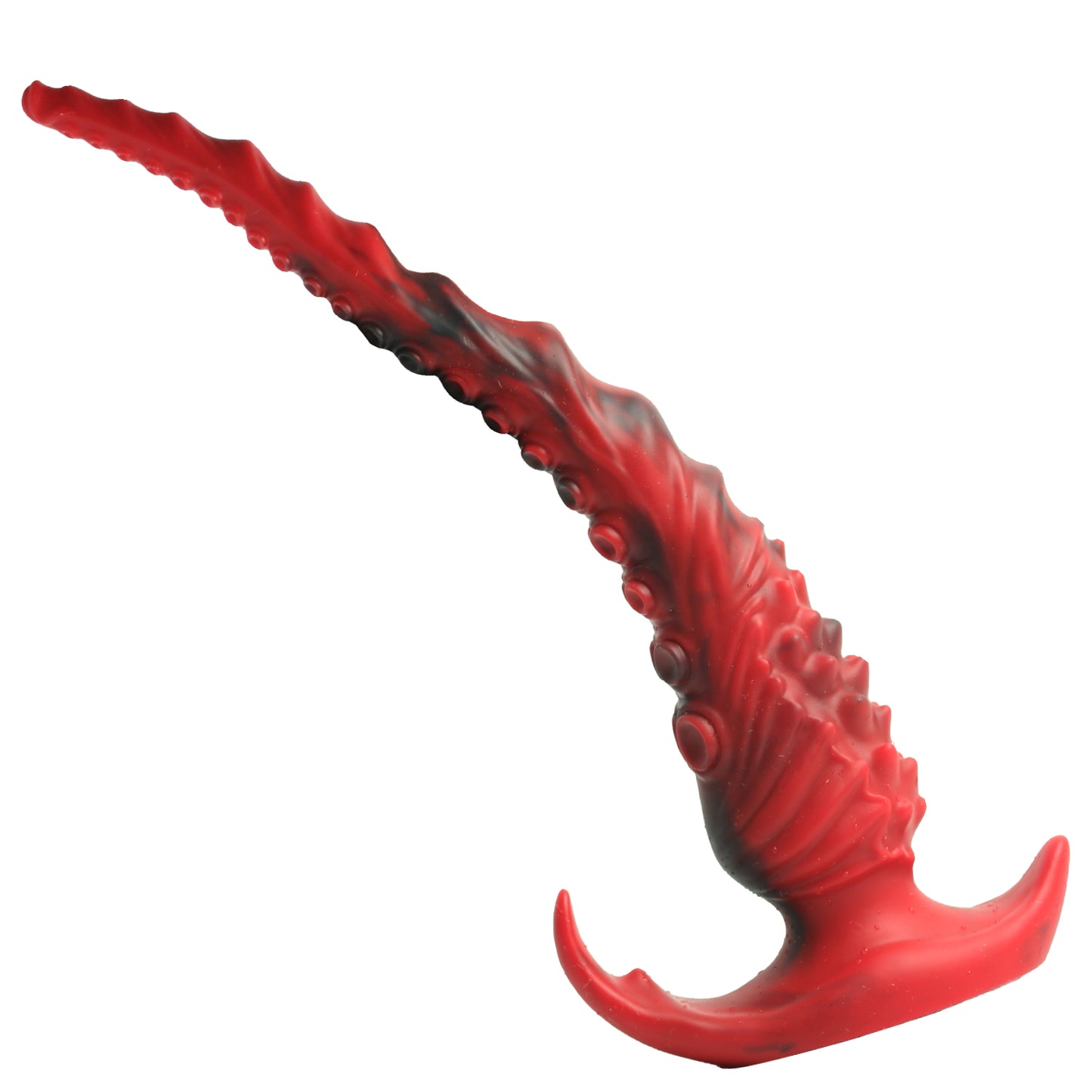 Black and red octopus cone