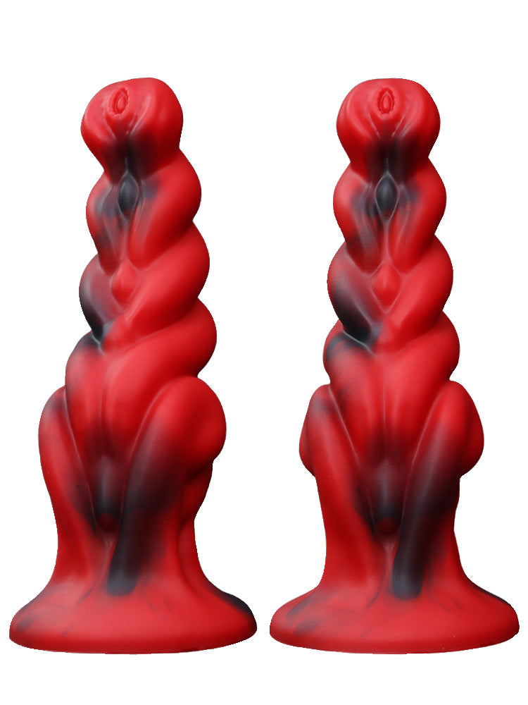 Red and black twist