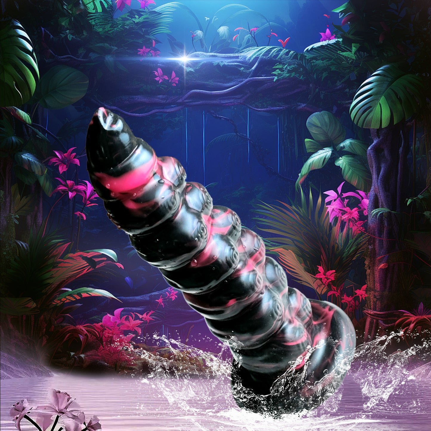 Black powder caterpillar