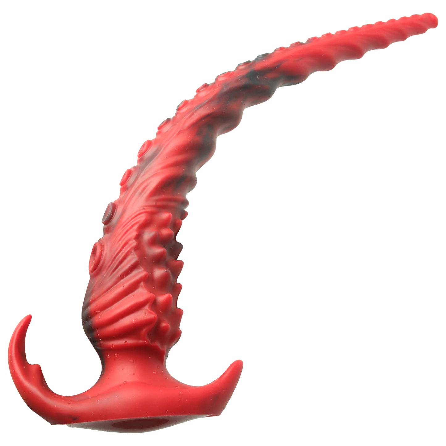Black and red octopus cone