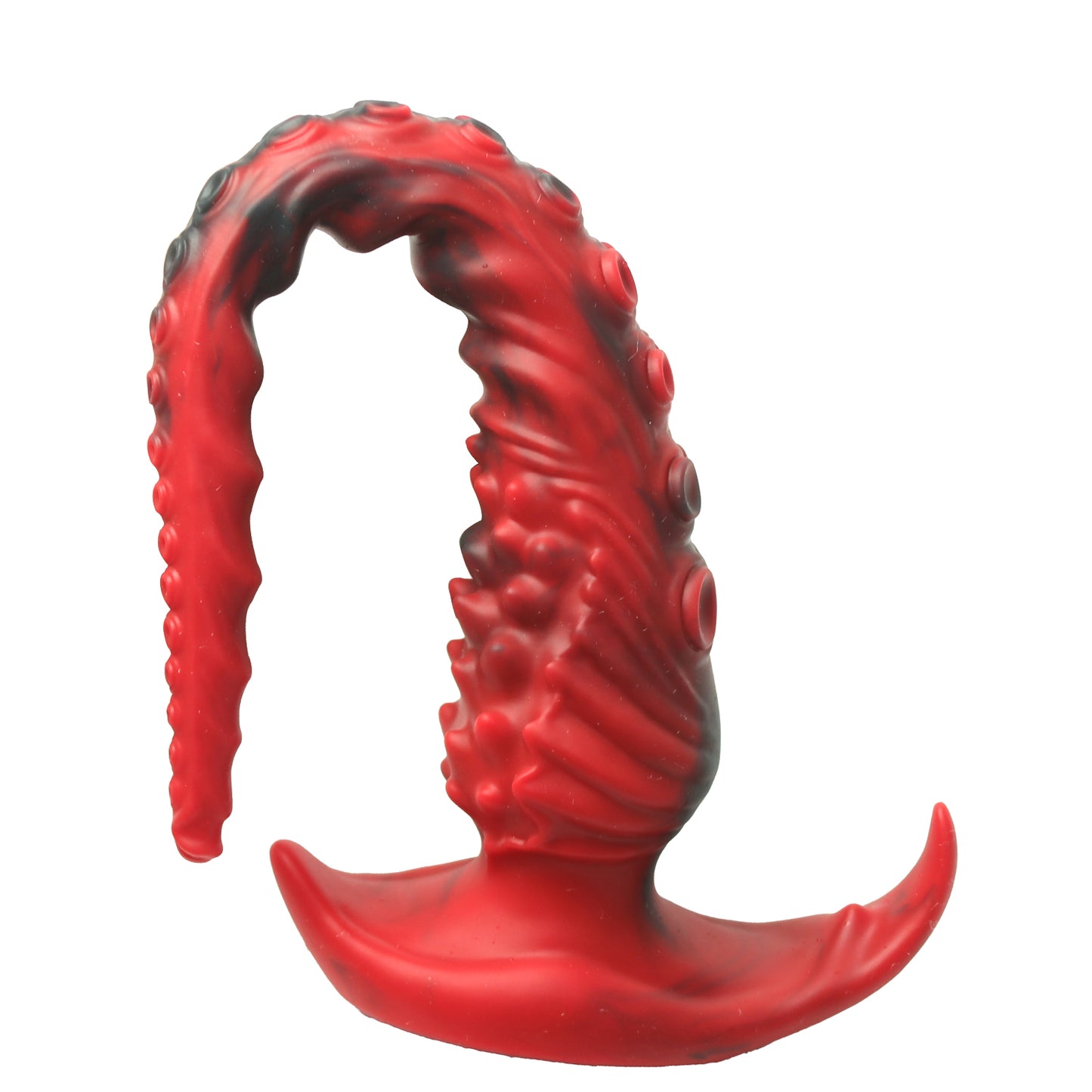 Black and red octopus cone