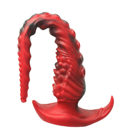 Black and red octopus cone